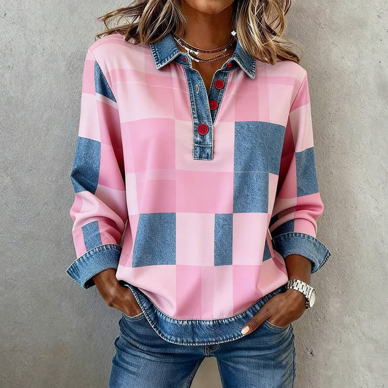 Camisa a cuadros vintage