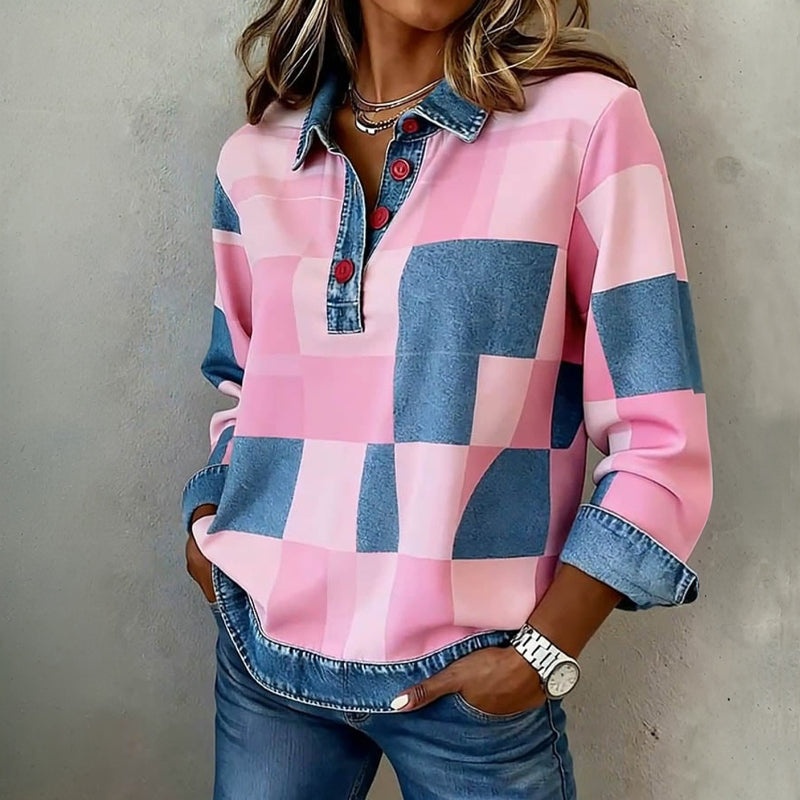 Camisa a cuadros vintage