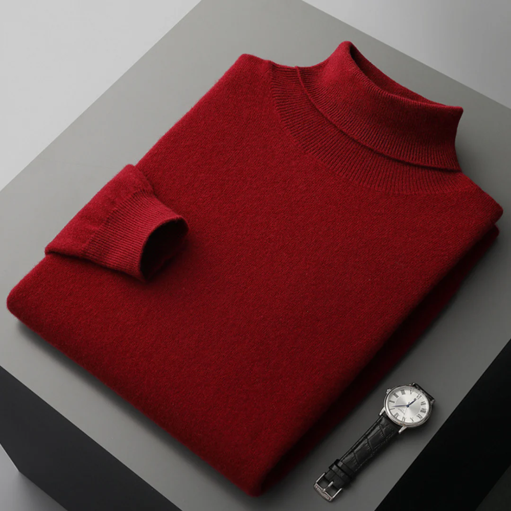 Cagliari|  Jersey de cuello alto de lana merino