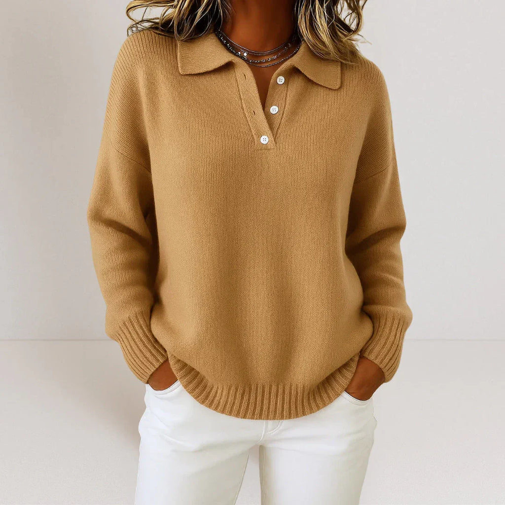 Isidora™ | Sweater tejido de cuello polo