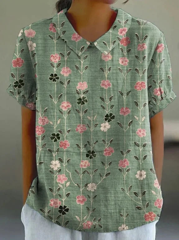 Isabella | Camisa floral retro