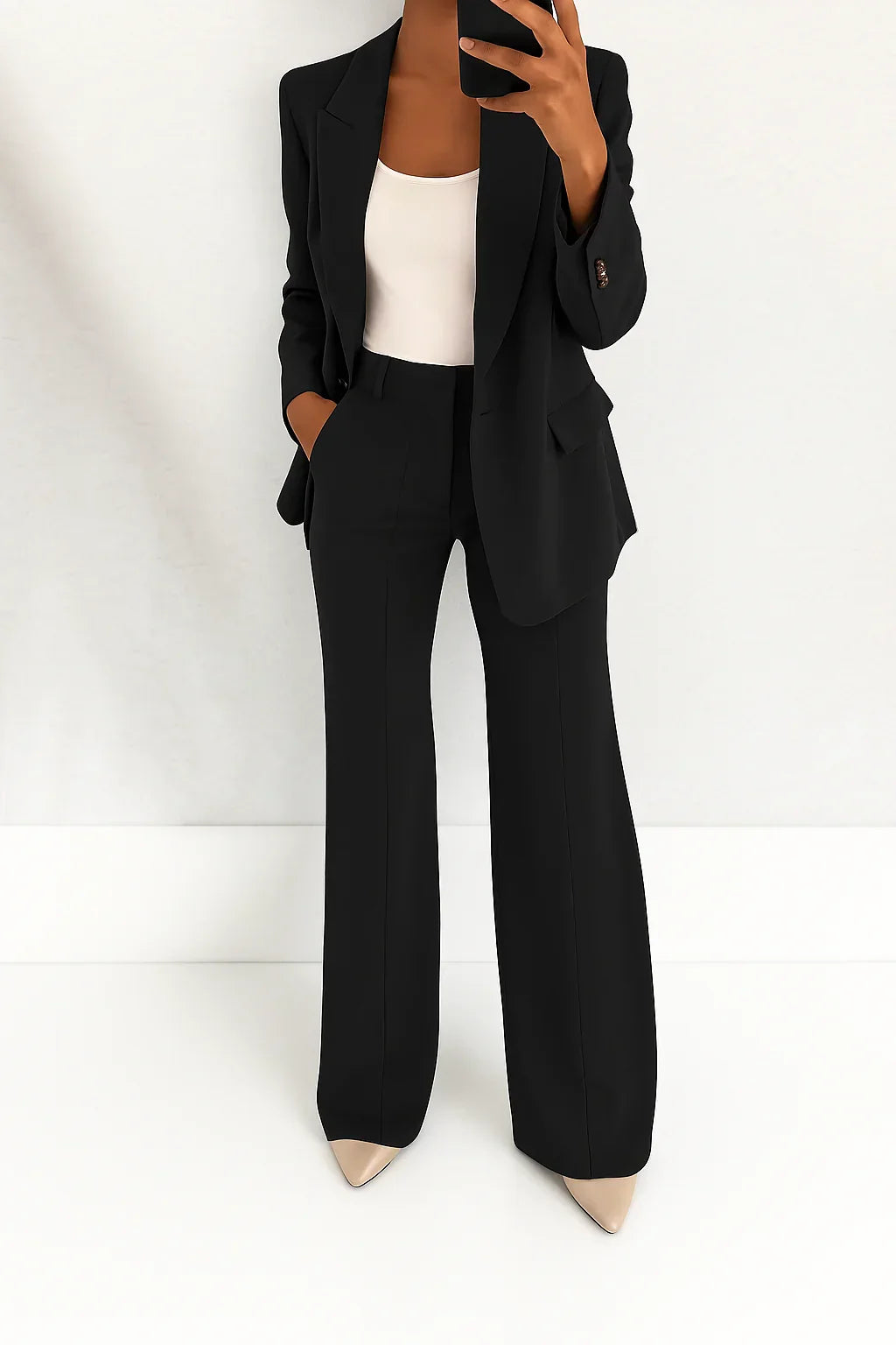 Alaine | Conjunto elegante casual de dos piezas