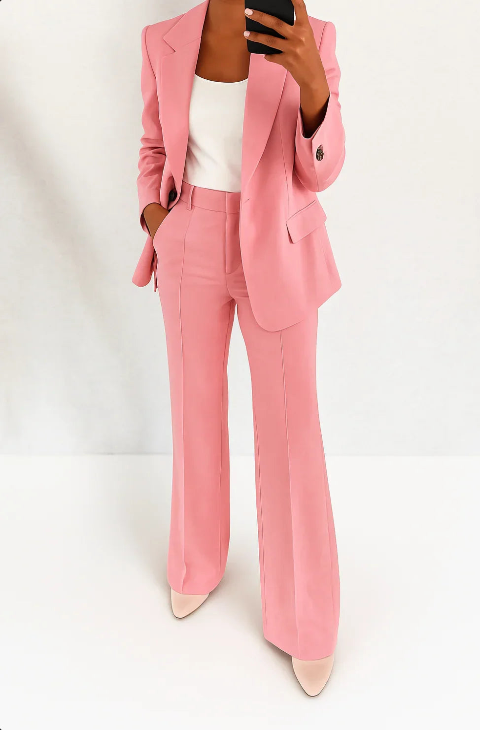 Alaine | Conjunto elegante casual de dos piezas