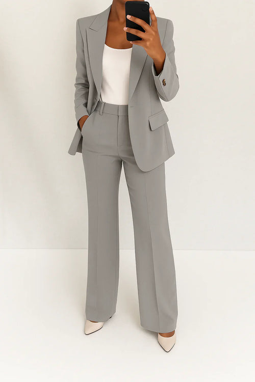 Alaine | Conjunto elegante casual de dos piezas