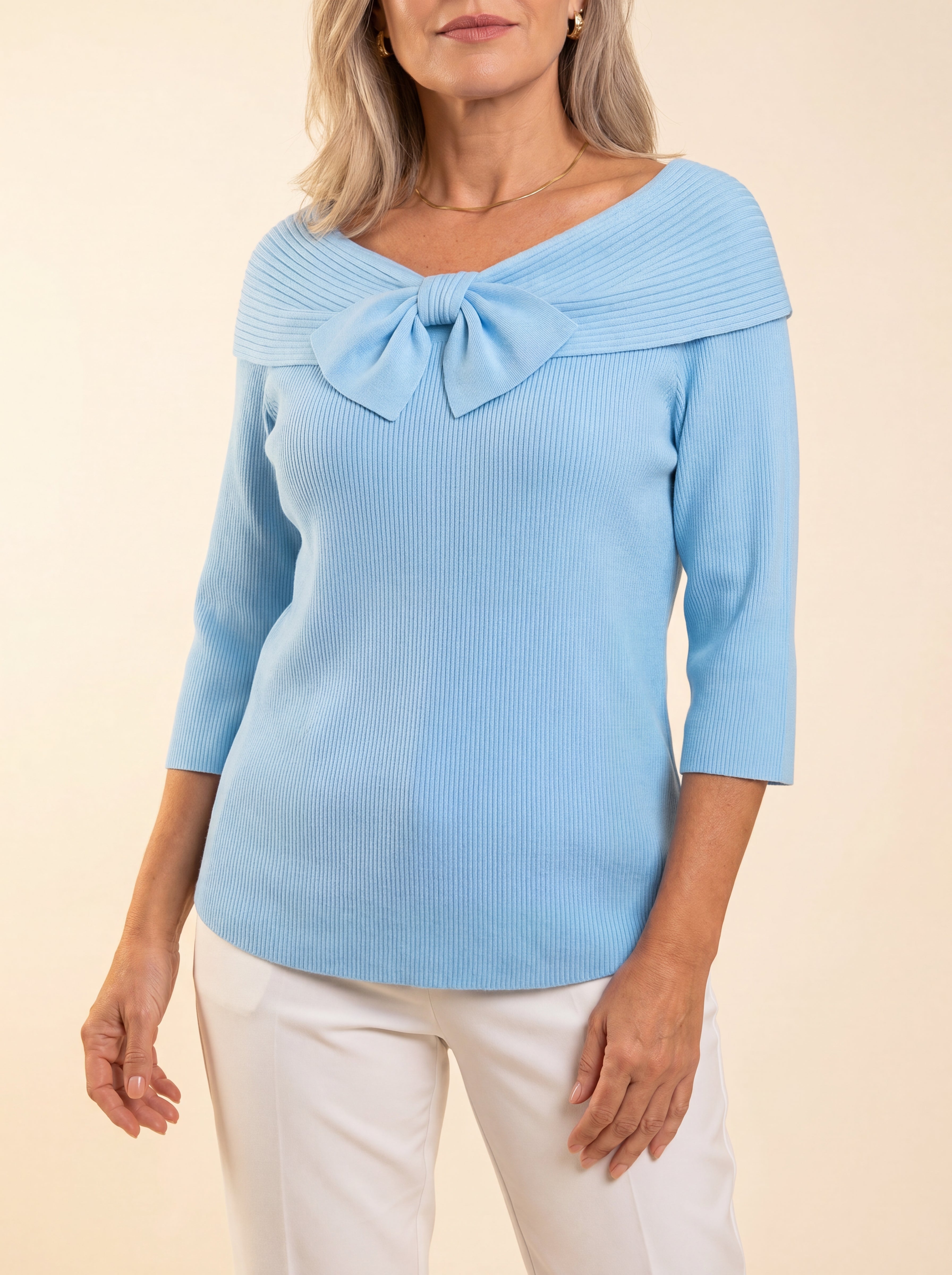 SOFÍA | Sueter Elegante con Lazo