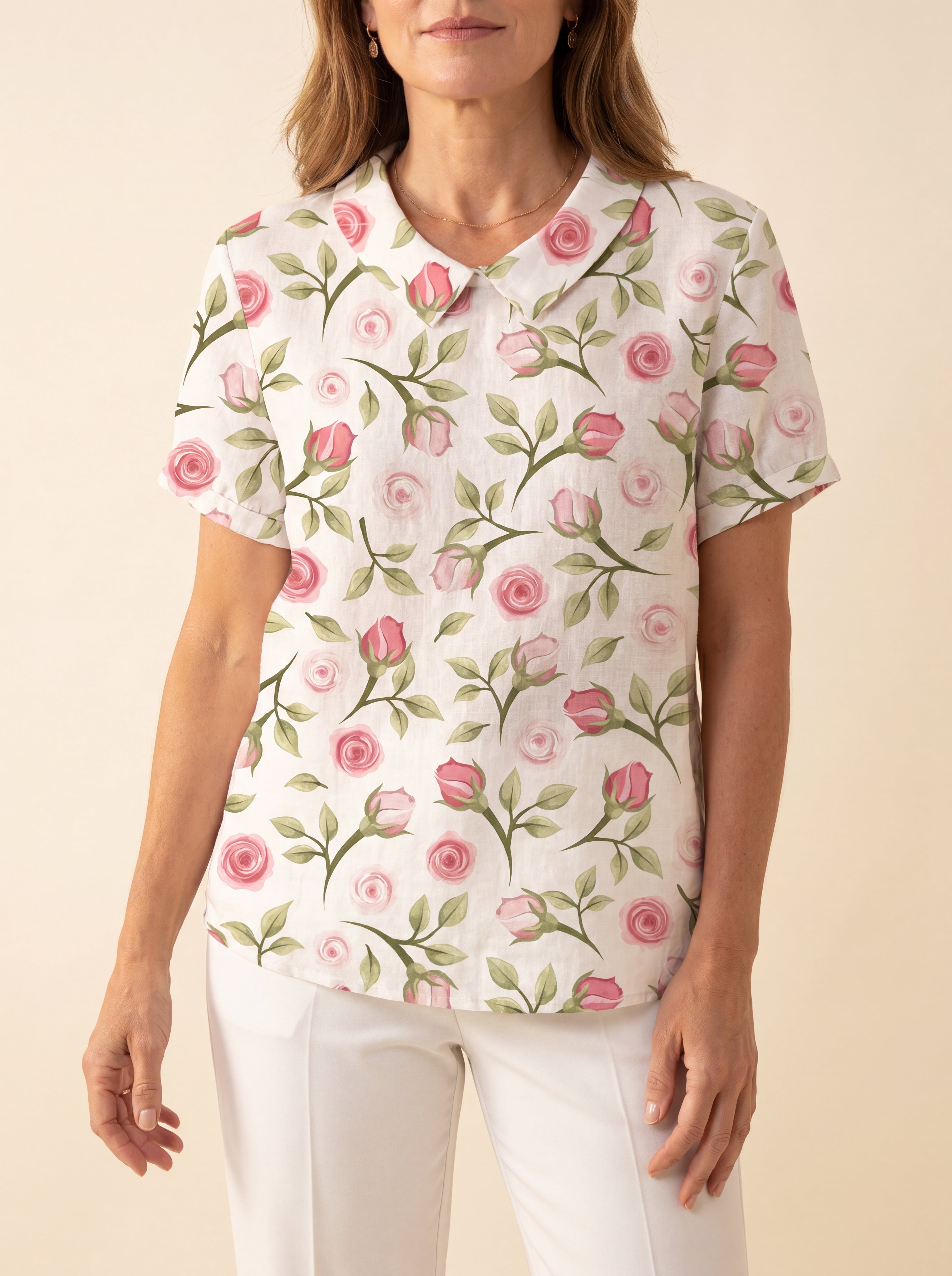 Isabella | Camisa floral retro