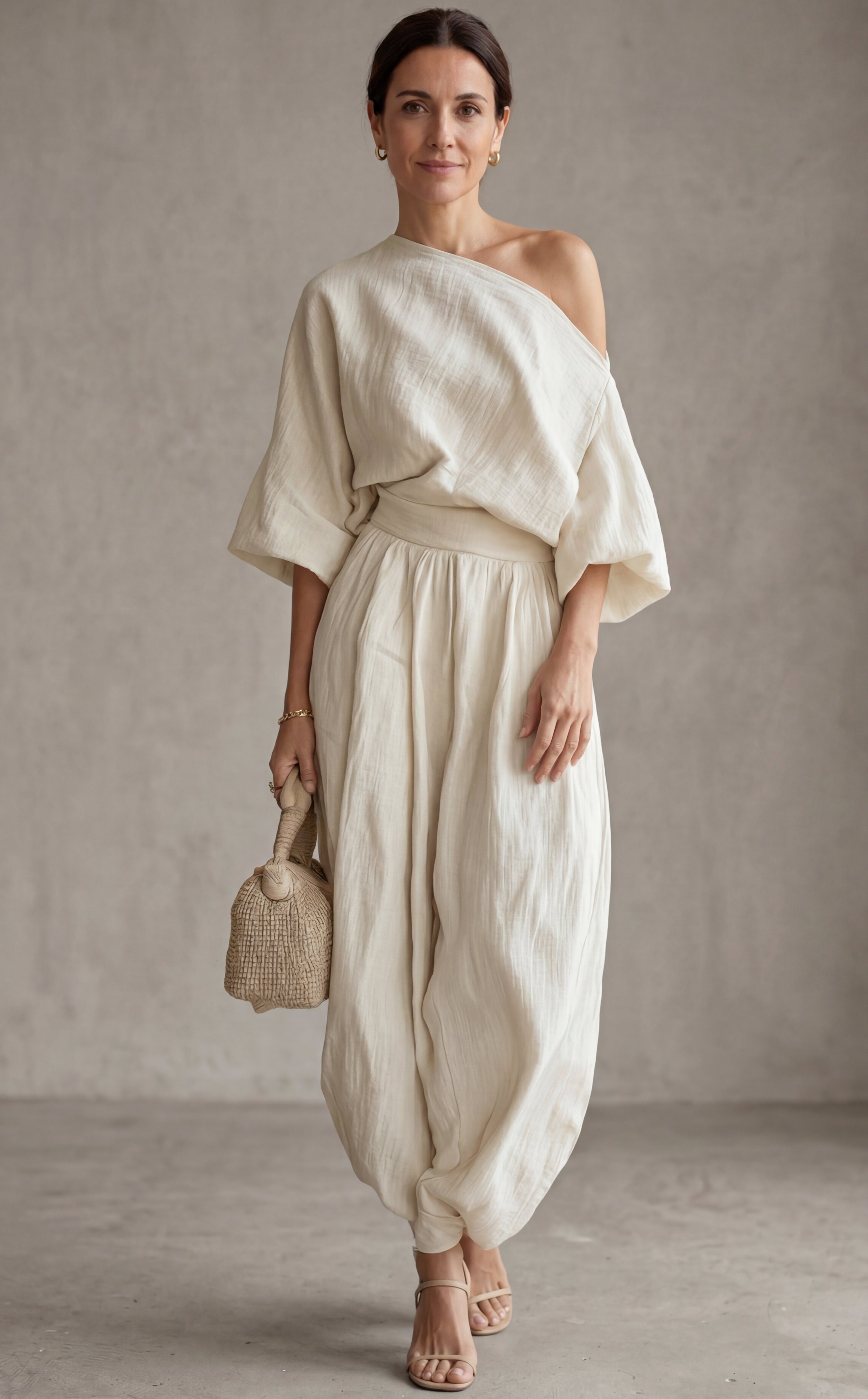 Conjunto de Lino Off-white