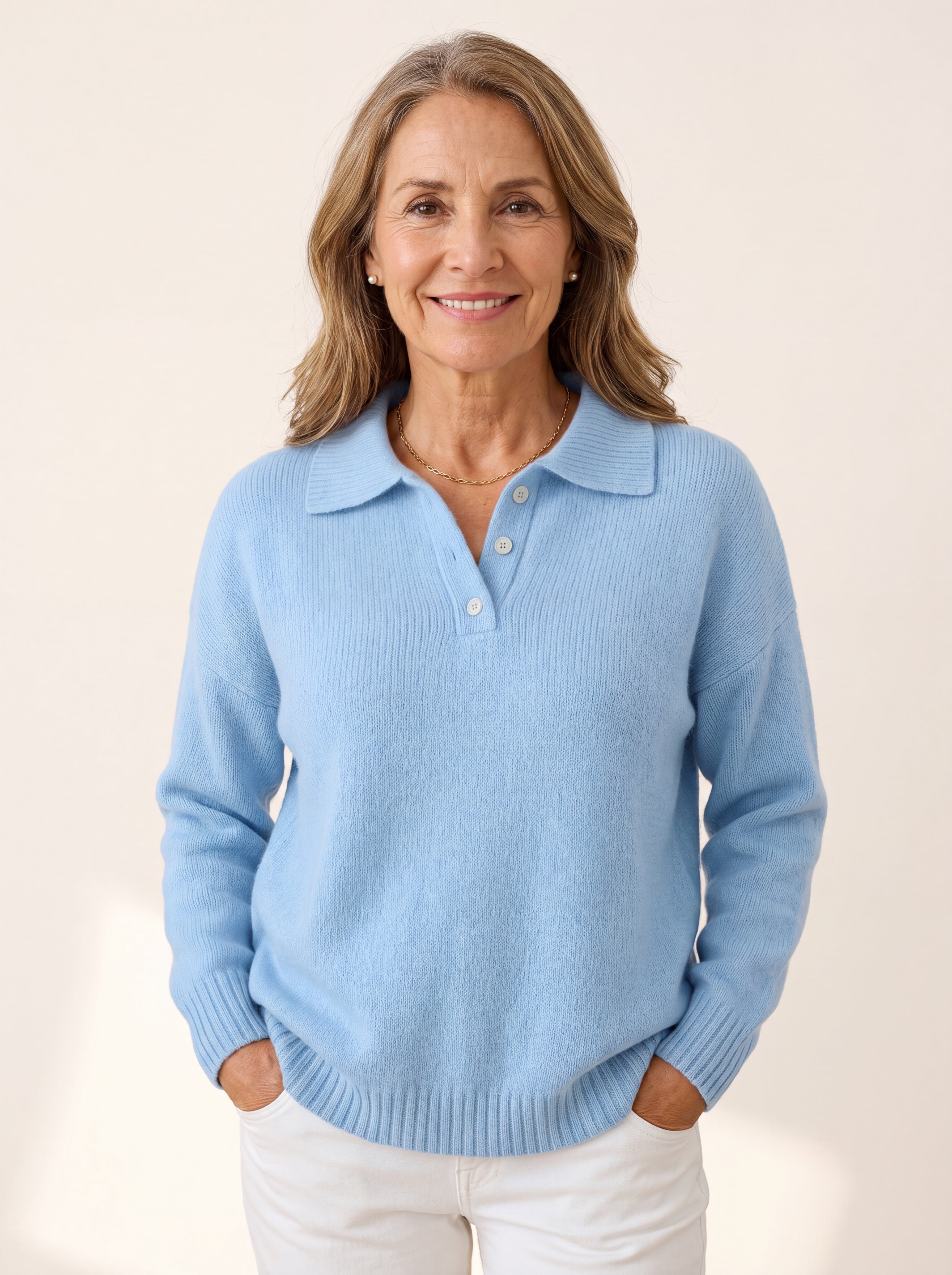 Isidora™ | Sweater tejido de cuello polo