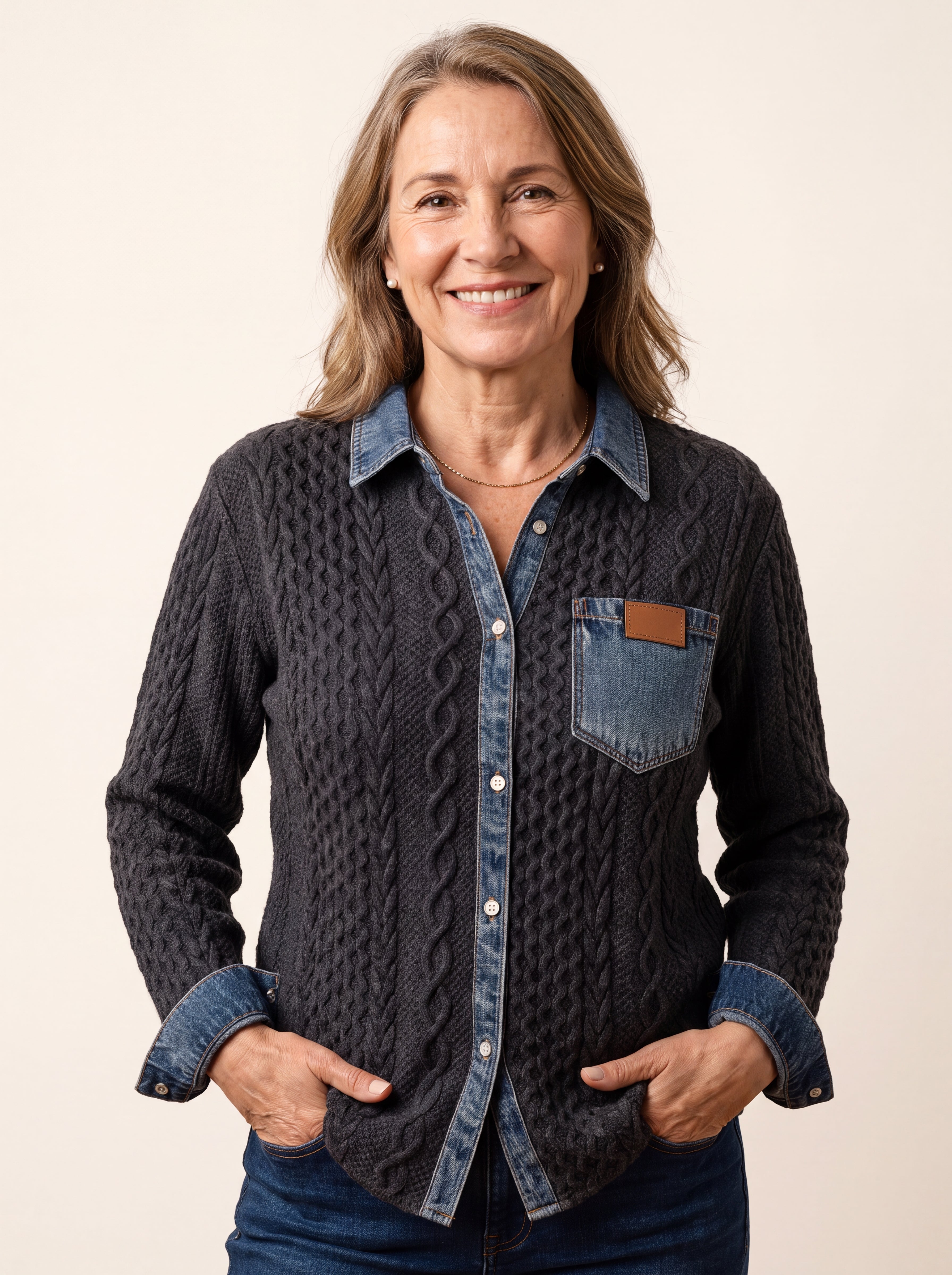 SANNE™ | Camisa Tejido Cálido y Atemporal
