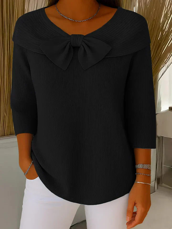 SOFÍA | Sueter Elegante con Lazo