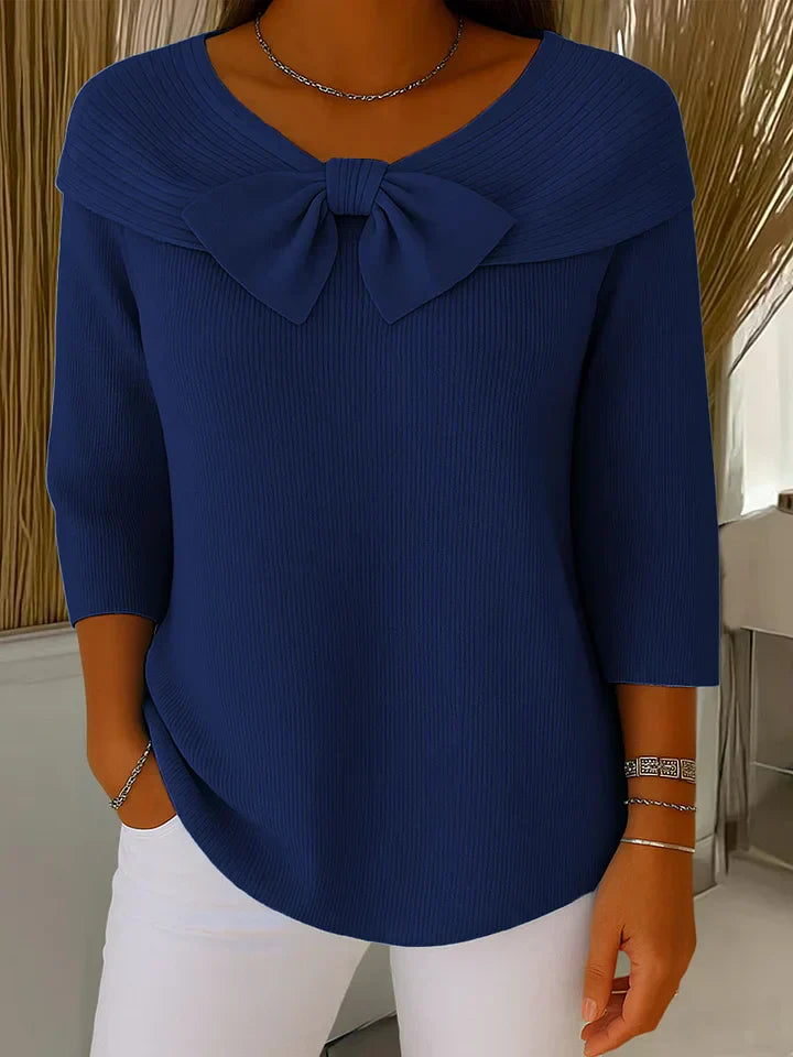 SOFÍA | Sueter Elegante con Lazo