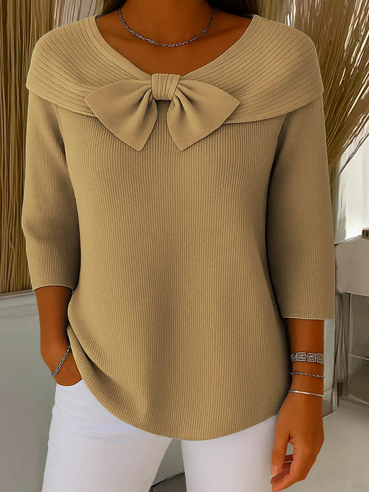 SOFÍA | Sueter Elegante con Lazo